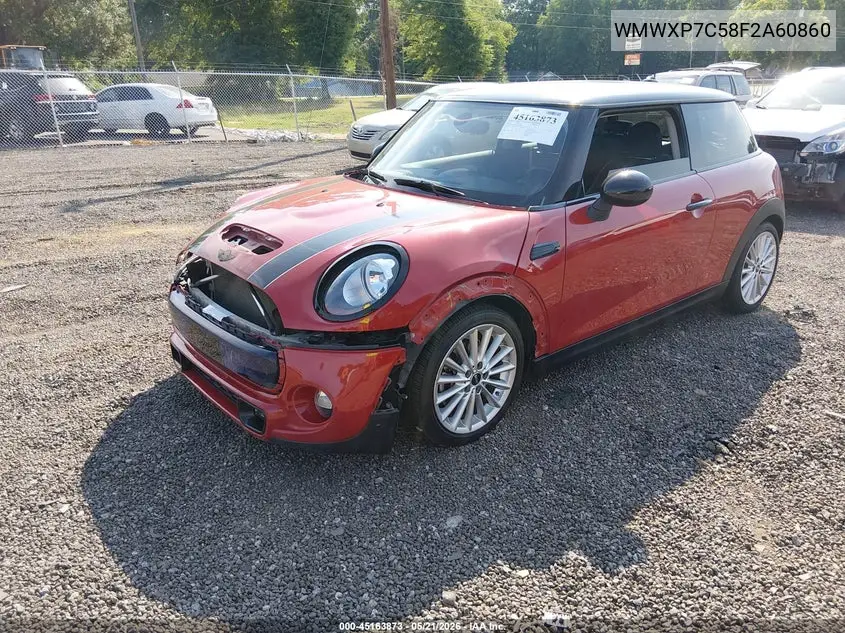 2015 Mini Hardtop Cooper S VIN: WMWXP7C58F2A60860 Lot: 45163873