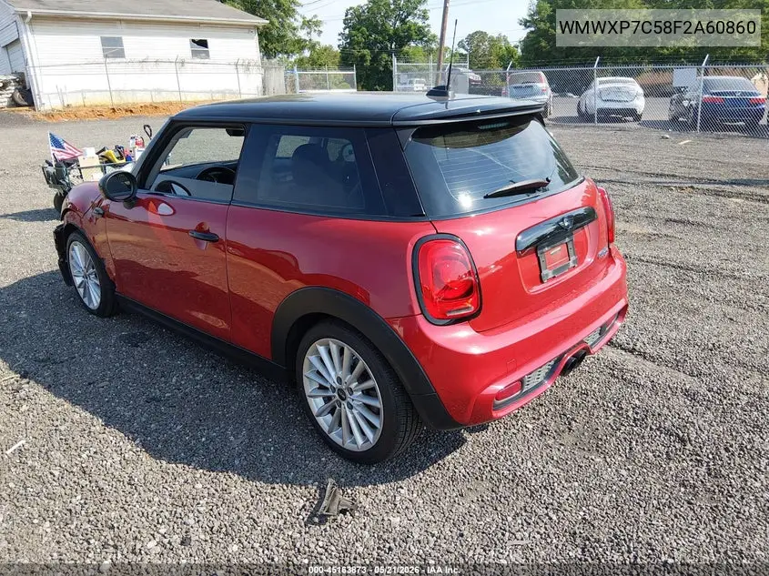 2015 Mini Hardtop Cooper S VIN: WMWXP7C58F2A60860 Lot: 45163873