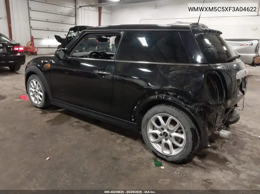 2015 Mini Hardtop Cooper VIN: WMWXM5C5XF3A04622 Lot: 45236625