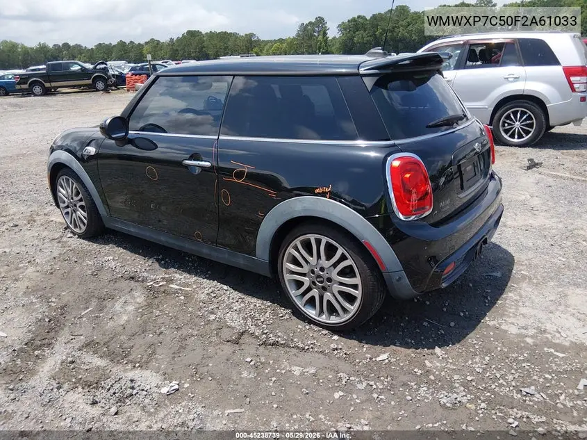 2015 Mini Hardtop Cooper S VIN: WMWXP7C50F2A61033 Lot: 45238739