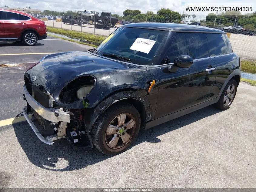 2015 Mini Hardtop Cooper VIN: WMWXM5C57F3A04335 Lot: 45249462