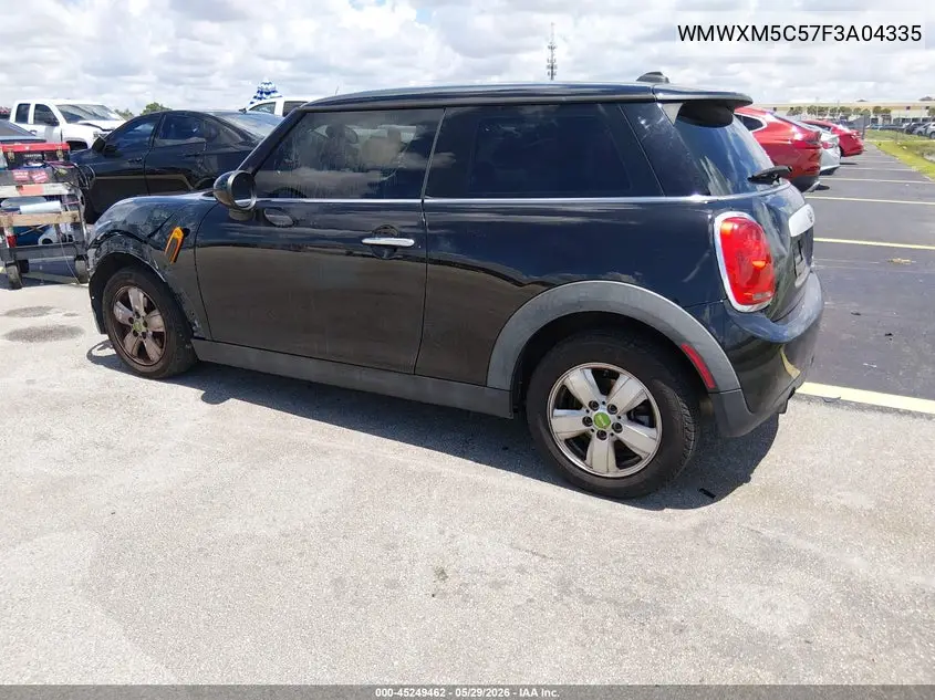 2015 Mini Hardtop Cooper VIN: WMWXM5C57F3A04335 Lot: 45249462