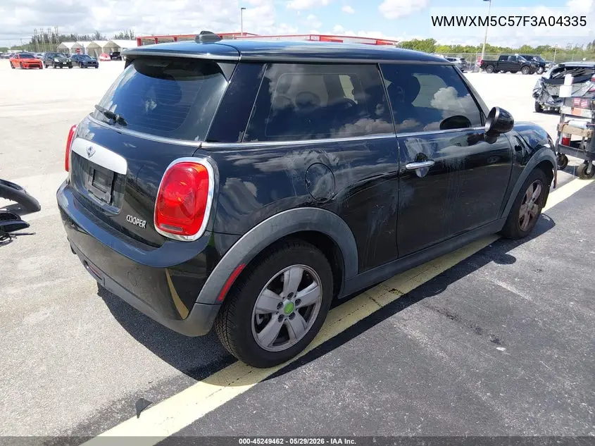 2015 Mini Hardtop Cooper VIN: WMWXM5C57F3A04335 Lot: 45249462