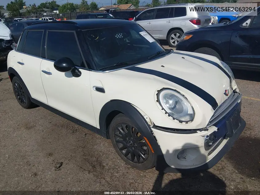 2015 Mini Hardtop Cooper VIN: WMWXS5C54F2C63294 Lot: 45259133