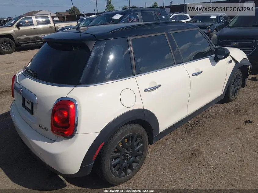 2015 Mini Hardtop Cooper VIN: WMWXS5C54F2C63294 Lot: 45259133