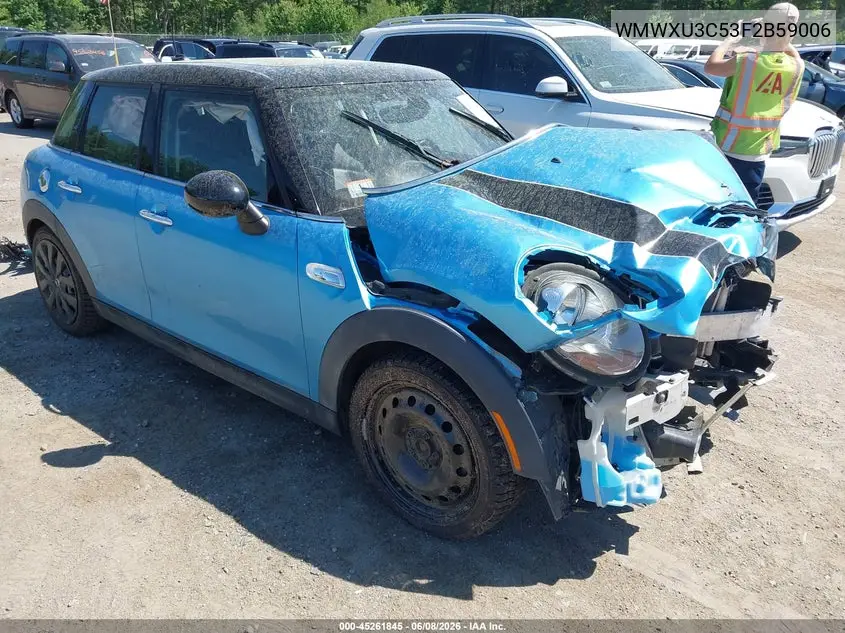 2015 Mini Hardtop Cooper S VIN: WMWXU3C53F2B59006 Lot: 45261845