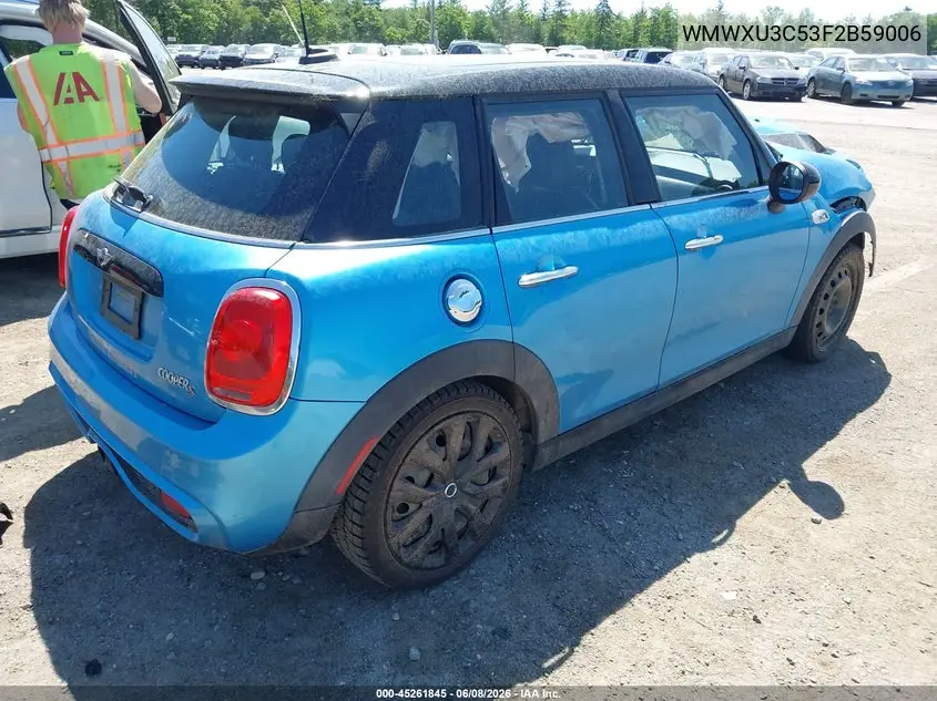 2015 Mini Hardtop Cooper S VIN: WMWXU3C53F2B59006 Lot: 45261845