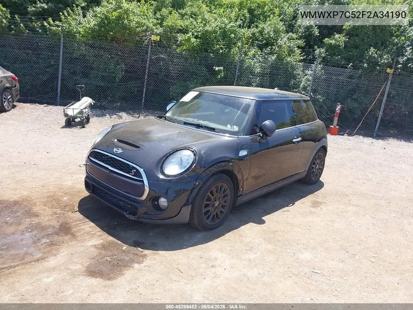 2015 Mini Hardtop Cooper S VIN: WMWXP7C52F2A34190 Lot: 45269452