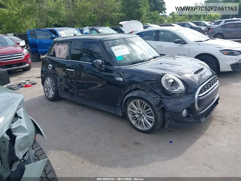 2015 Mini Hardtop Cooper S VIN: WMWXP7C52F2A61163 Lot: 45357241