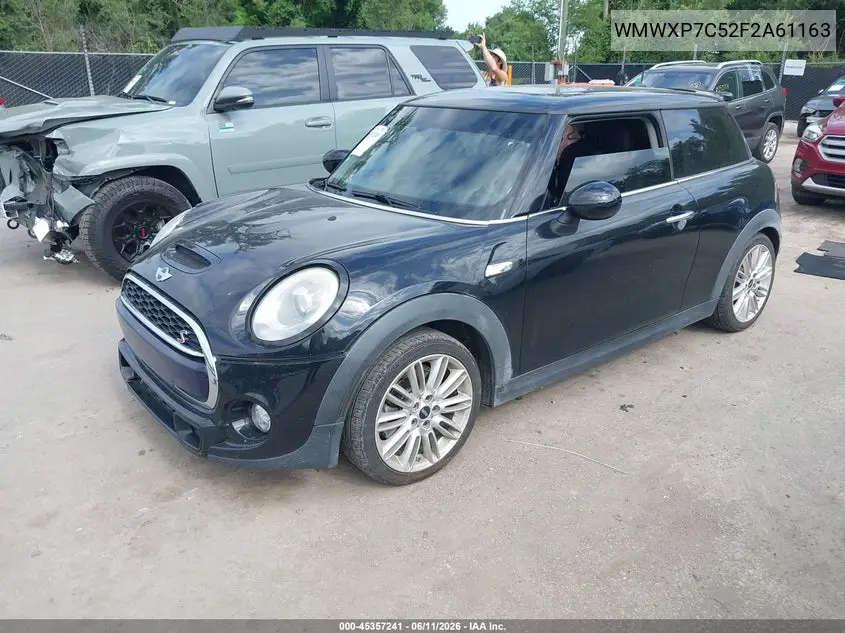 2015 Mini Hardtop Cooper S VIN: WMWXP7C52F2A61163 Lot: 45357241