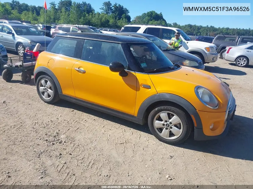 2015 Mini Hardtop Cooper VIN: WMWXM5C51F3A96526 Lot: 45389529