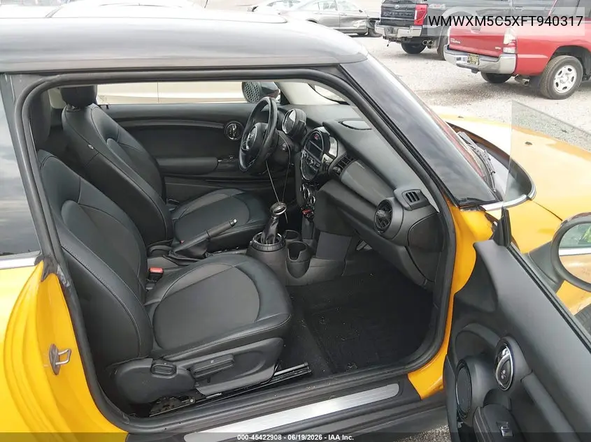 2015 Mini Hardtop Cooper VIN: WMWXM5C5XFT940317 Lot: 45422908