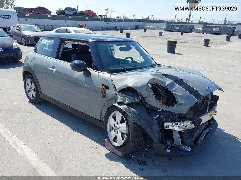 2015 Mini Hardtop Cooper VIN: WMWXM5C50FT939029 Lot: 45446005