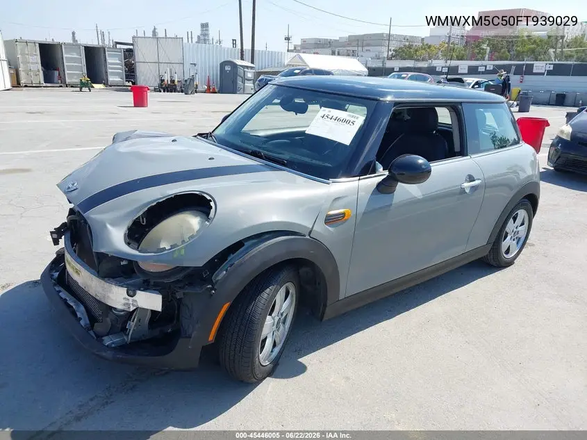 2015 Mini Hardtop Cooper VIN: WMWXM5C50FT939029 Lot: 45446005