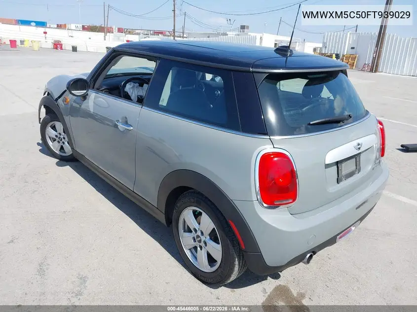2015 Mini Hardtop Cooper VIN: WMWXM5C50FT939029 Lot: 45446005