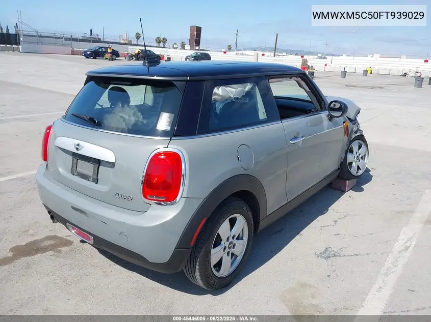 2015 Mini Hardtop Cooper VIN: WMWXM5C50FT939029 Lot: 45446005