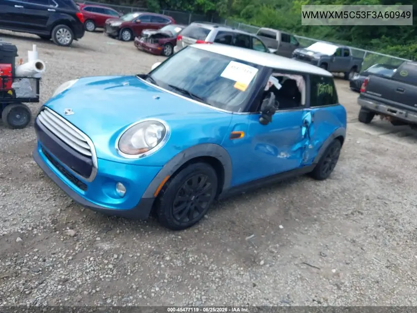 2015 Mini Hardtop Cooper VIN: WMWXM5C53F3A60949 Lot: 45477119