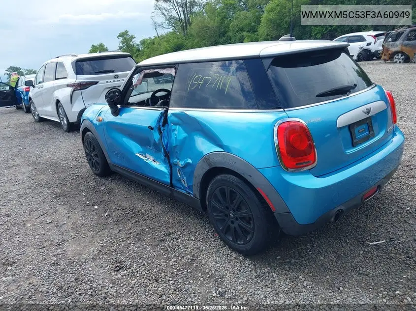 2015 Mini Hardtop Cooper VIN: WMWXM5C53F3A60949 Lot: 45477119