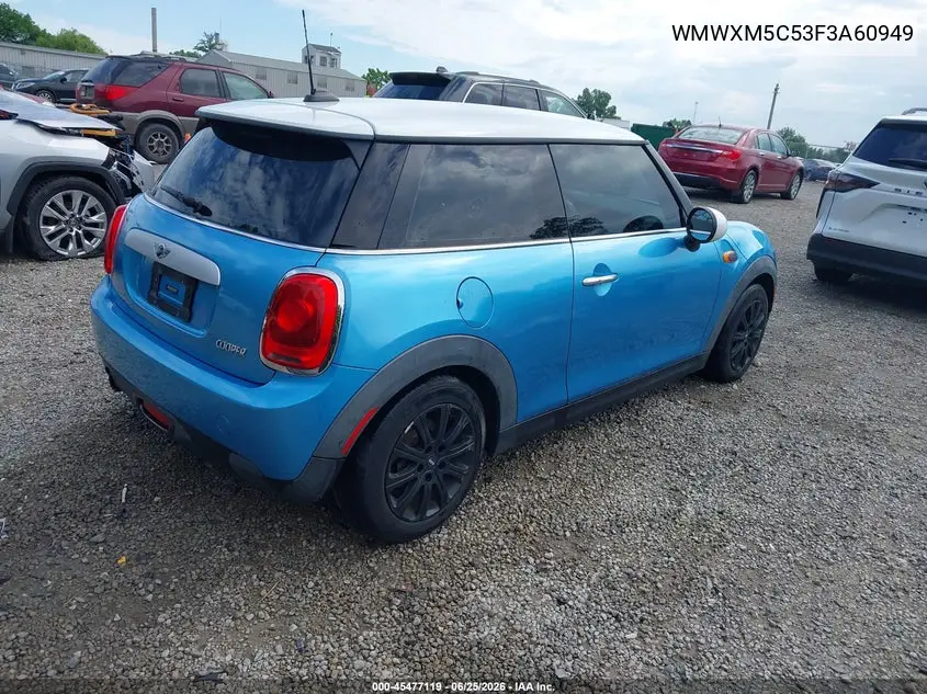 2015 Mini Hardtop Cooper VIN: WMWXM5C53F3A60949 Lot: 45477119