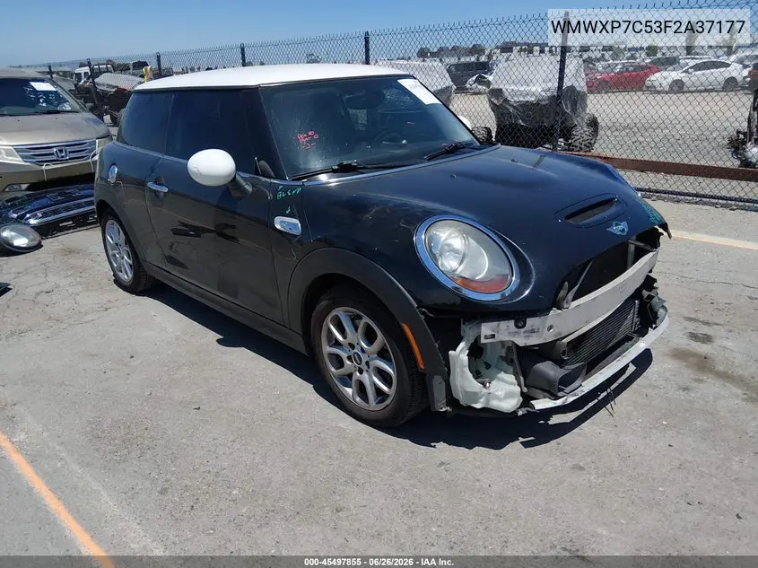 2015 Mini Hardtop Cooper S VIN: WMWXP7C53F2A37177 Lot: 45497855