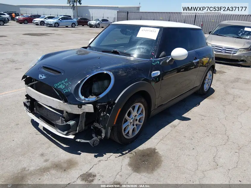 2015 Mini Hardtop Cooper S VIN: WMWXP7C53F2A37177 Lot: 45497855