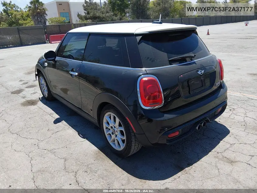 2015 Mini Hardtop Cooper S VIN: WMWXP7C53F2A37177 Lot: 45497855