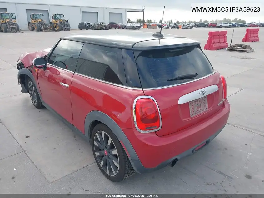 2015 Mini Hardtop Cooper VIN: WMWXM5C51F3A59623 Lot: 45498308