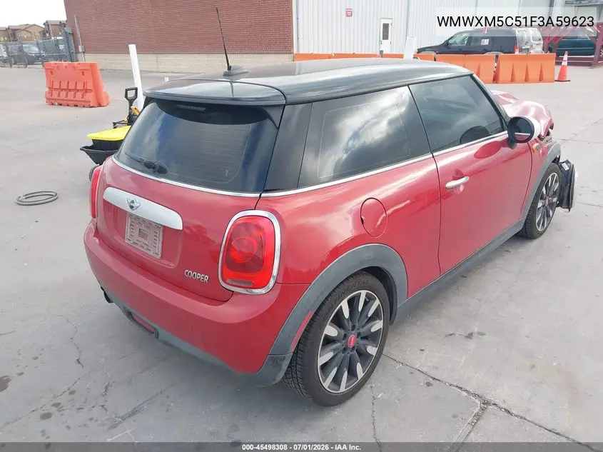 2015 Mini Hardtop Cooper VIN: WMWXM5C51F3A59623 Lot: 45498308