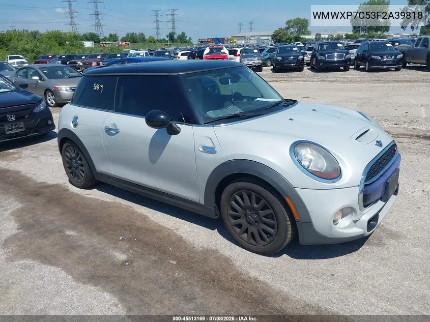 2015 Mini Hardtop Cooper S VIN: WMWXP7C53F2A39818 Lot: 45513169