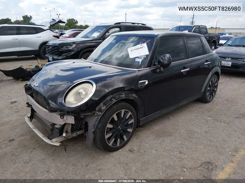 2015 Mini Hardtop Cooper VIN: WMWXS5C50FT826980 Lot: 45560407