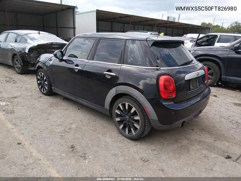 2015 Mini Hardtop Cooper VIN: WMWXS5C50FT826980 Lot: 45560407