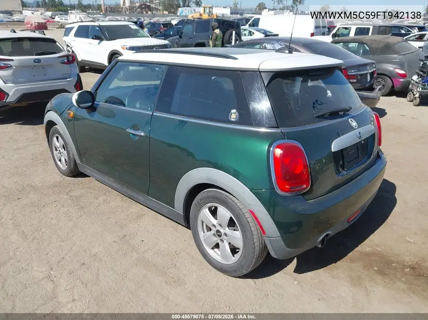 2015 Mini Hardtop Cooper VIN: WMWXM5C59FT942138 Lot: 45579075