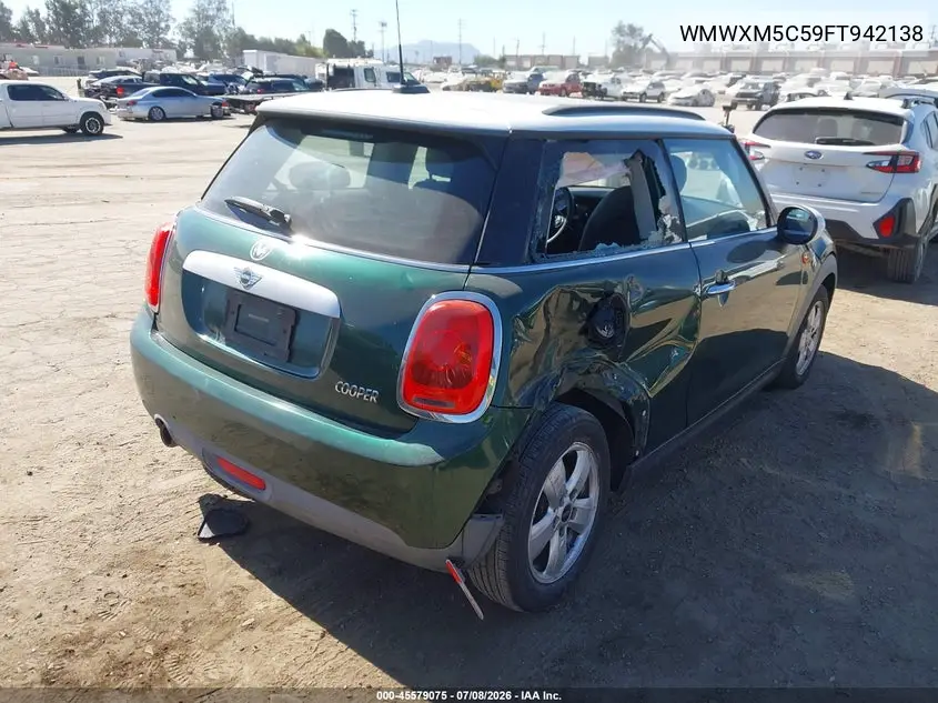 2015 Mini Hardtop Cooper VIN: WMWXM5C59FT942138 Lot: 45579075