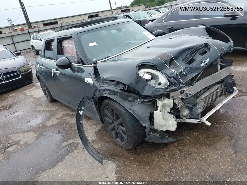 2015 Mini Hardtop Cooper S VIN: WMWXU3C52F2B55755 Lot: 45607806