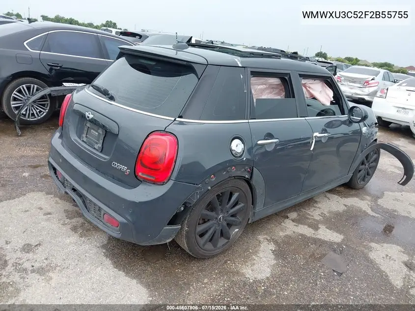 2015 Mini Hardtop Cooper S VIN: WMWXU3C52F2B55755 Lot: 45607806