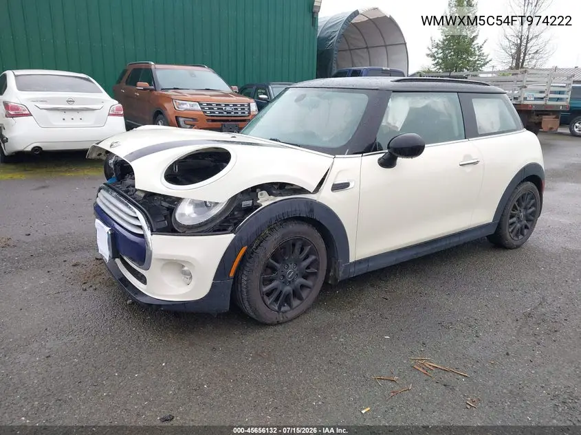 2015 Mini Hardtop Cooper VIN: WMWXM5C54FT974222 Lot: 45656132