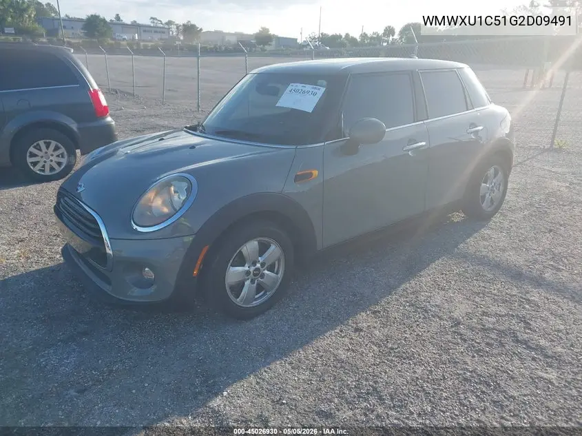 2016 Mini Hardtop Cooper VIN: WMWXU1C51G2D09491 Lot: 45026930