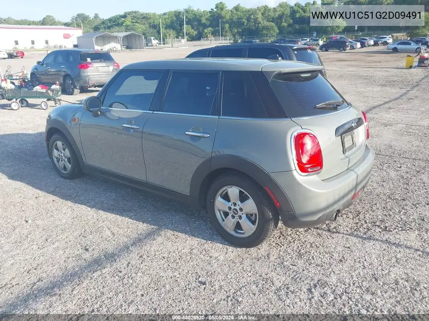 2016 Mini Hardtop Cooper VIN: WMWXU1C51G2D09491 Lot: 45026930