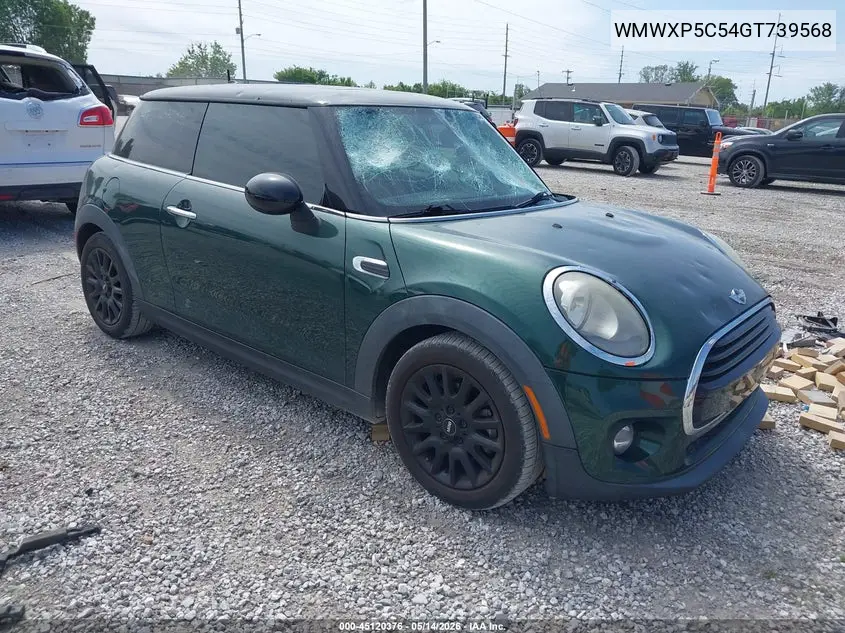 2016 Mini Hardtop Cooper VIN: WMWXP5C54GT739568 Lot: 45120376