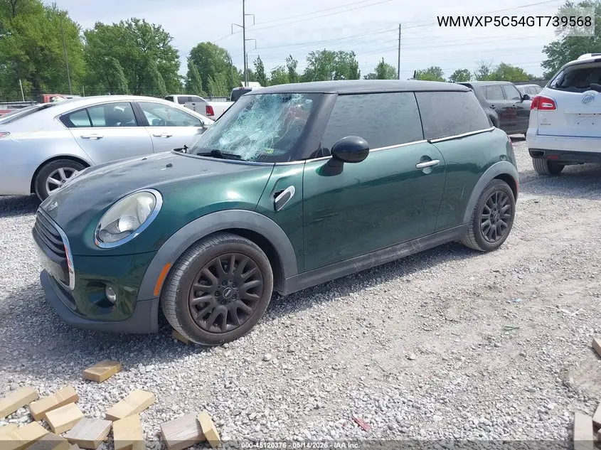 2016 Mini Hardtop Cooper VIN: WMWXP5C54GT739568 Lot: 45120376