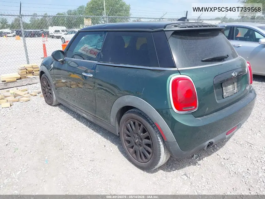 2016 Mini Hardtop Cooper VIN: WMWXP5C54GT739568 Lot: 45120376
