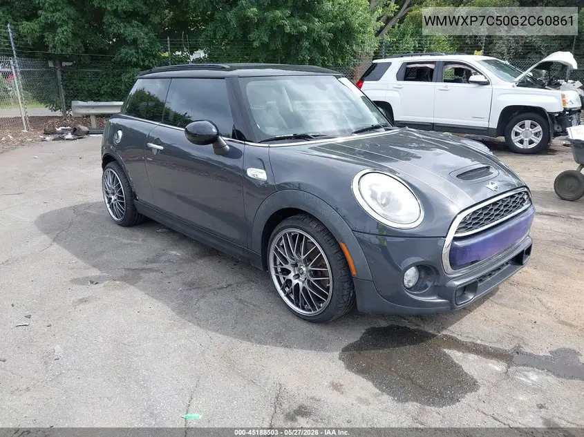 2016 Mini Hardtop Cooper S VIN: WMWXP7C50G2C60861 Lot: 45188503