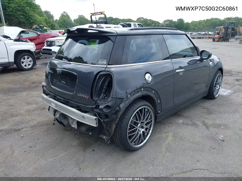 2016 Mini Hardtop Cooper S VIN: WMWXP7C50G2C60861 Lot: 45188503
