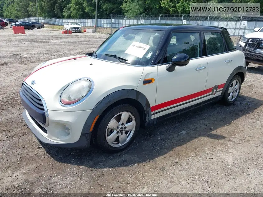 2016 Mini Hardtop Cooper VIN: WMWXU1C57G2D12783 Lot: 45308698