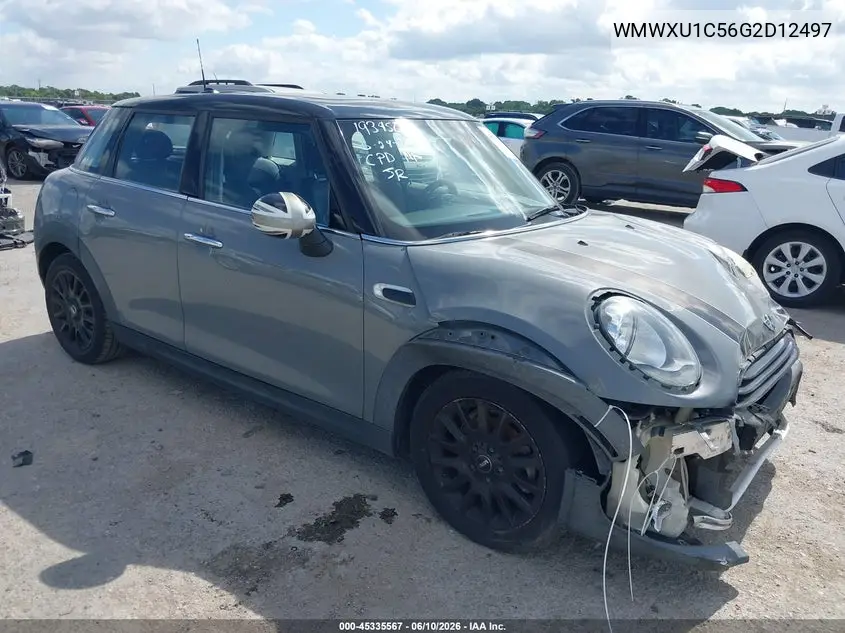 2016 Mini Hardtop Cooper VIN: WMWXU1C56G2D12497 Lot: 45335567