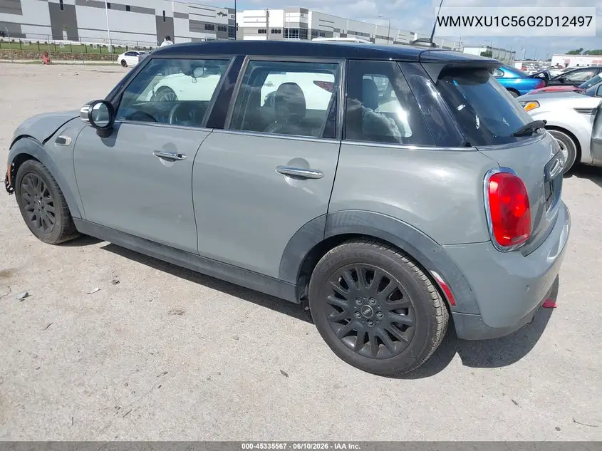 2016 Mini Hardtop Cooper VIN: WMWXU1C56G2D12497 Lot: 45335567