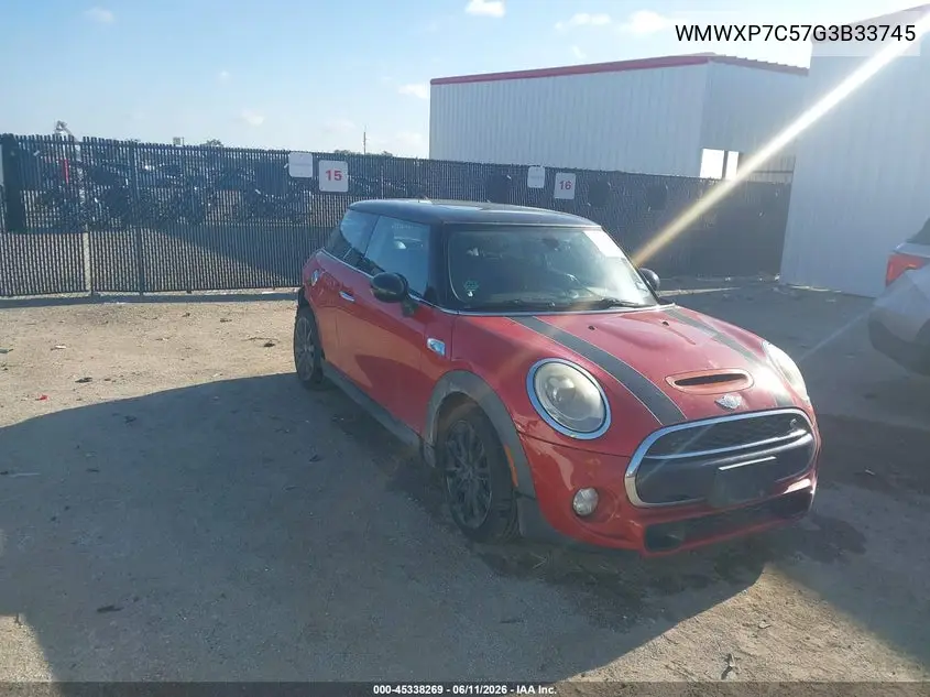 2016 Mini Hardtop Cooper S VIN: WMWXP7C57G3B33745 Lot: 45338269