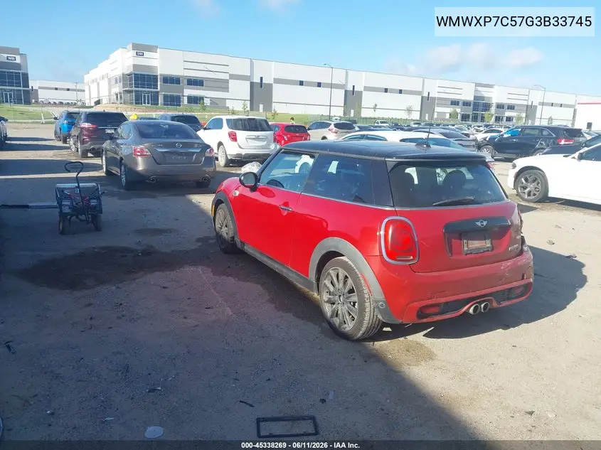 2016 Mini Hardtop Cooper S VIN: WMWXP7C57G3B33745 Lot: 45338269