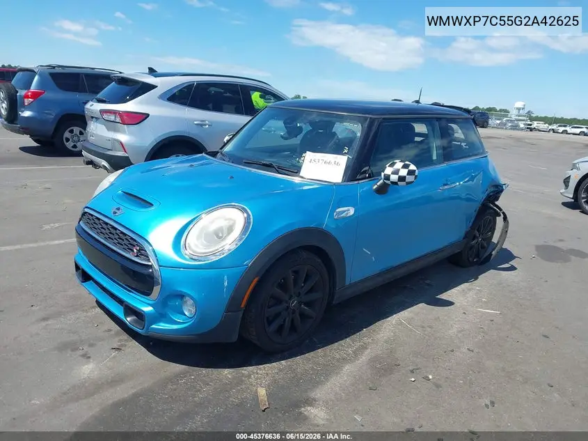 2016 Mini Hardtop Cooper S VIN: WMWXP7C55G2A42625 Lot: 45376636