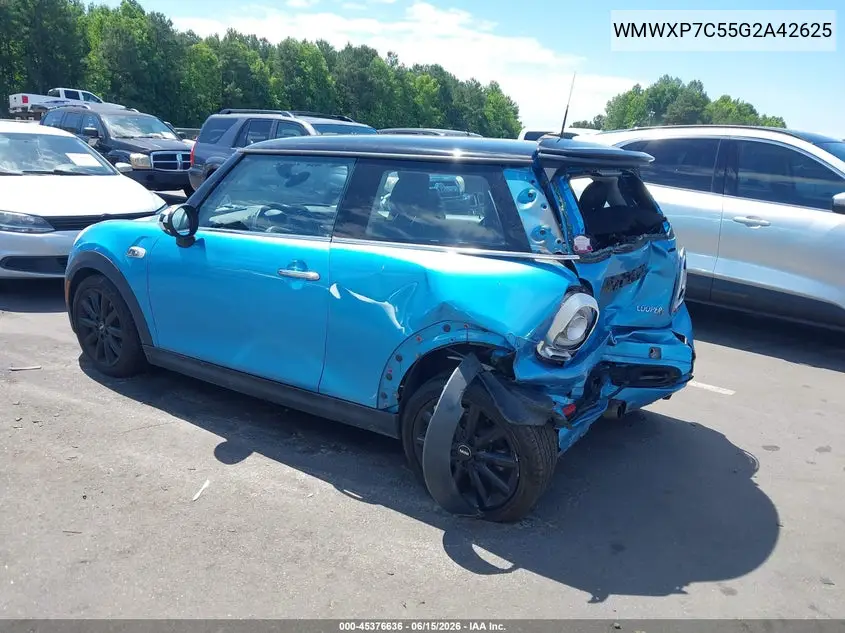 2016 Mini Hardtop Cooper S VIN: WMWXP7C55G2A42625 Lot: 45376636